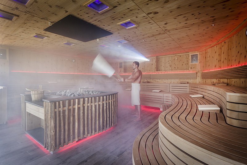 Sauna im ****s Hotel Post in Lermoos